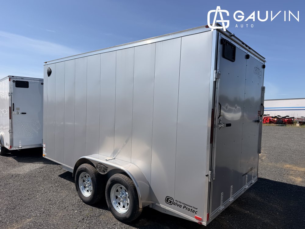 2026 Gator ELITE 7X14TA  Enclosed Cargo Galvanized