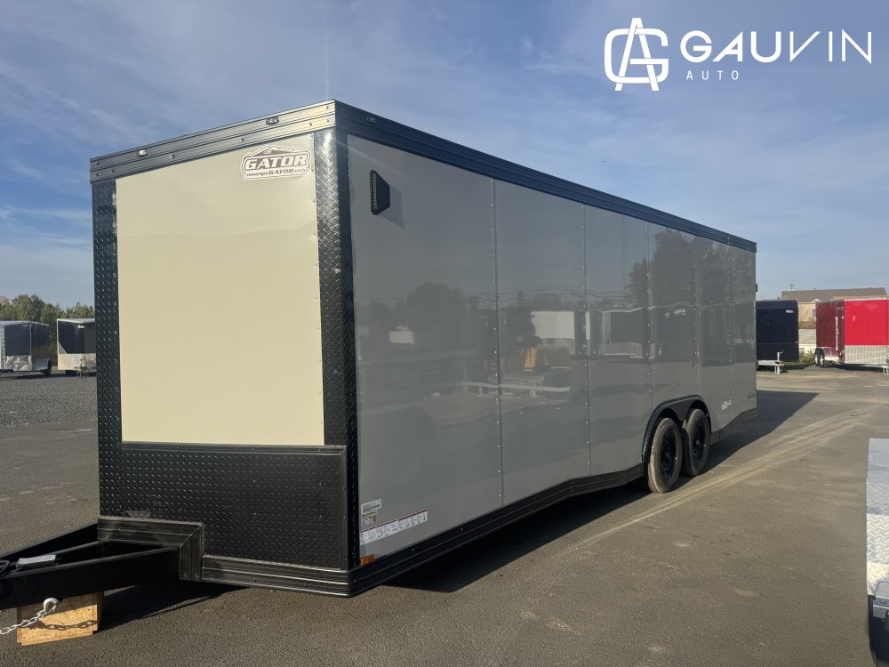 CYNERGY 8.5X24TA  Enclosed Cargo Steel Frame / Aluminum Skin