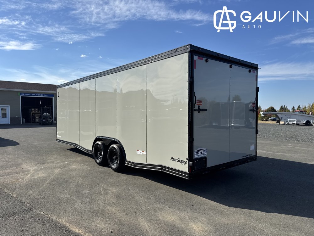 CYNERGY 8.5X24TA  Enclosed Cargo Steel Frame / Aluminum Skin