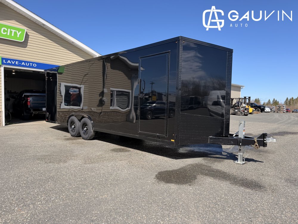 2026 NEWPORT 8.5X24 GW5200 8.5X24TA BLACKOUT Enclosed Cargo Steel Frame / Aluminum Skin