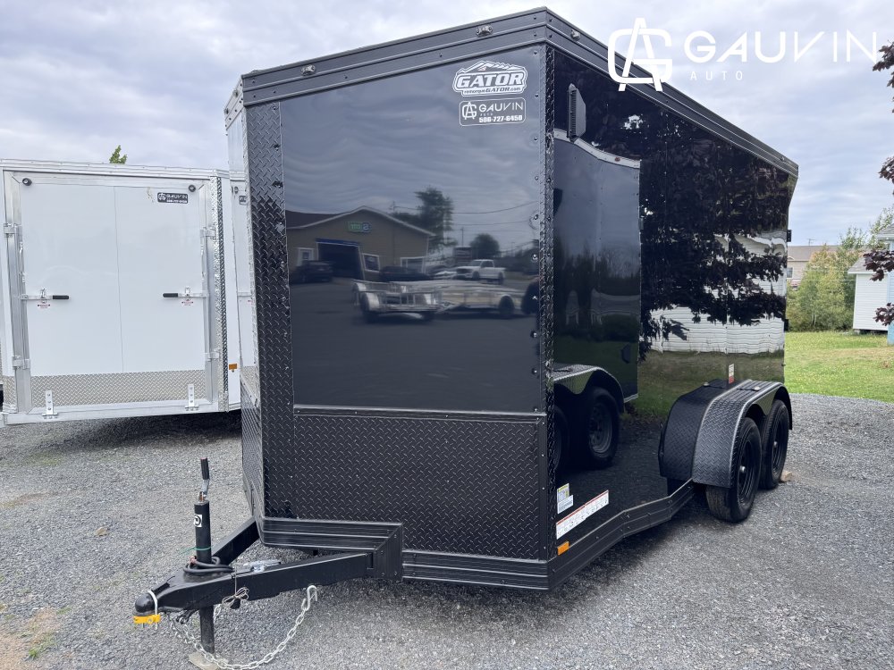 CYNERGY 7X14TA RAMP BLACKOUT Enclosed Cargo Steel Frame / Aluminum Skin