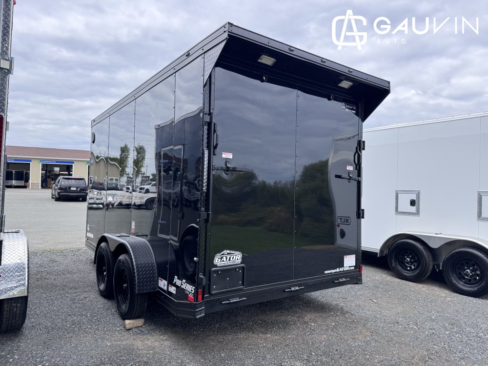 CYNERGY 7X14TA RAMP BLACKOUT Enclosed Cargo Steel Frame / Aluminum Skin