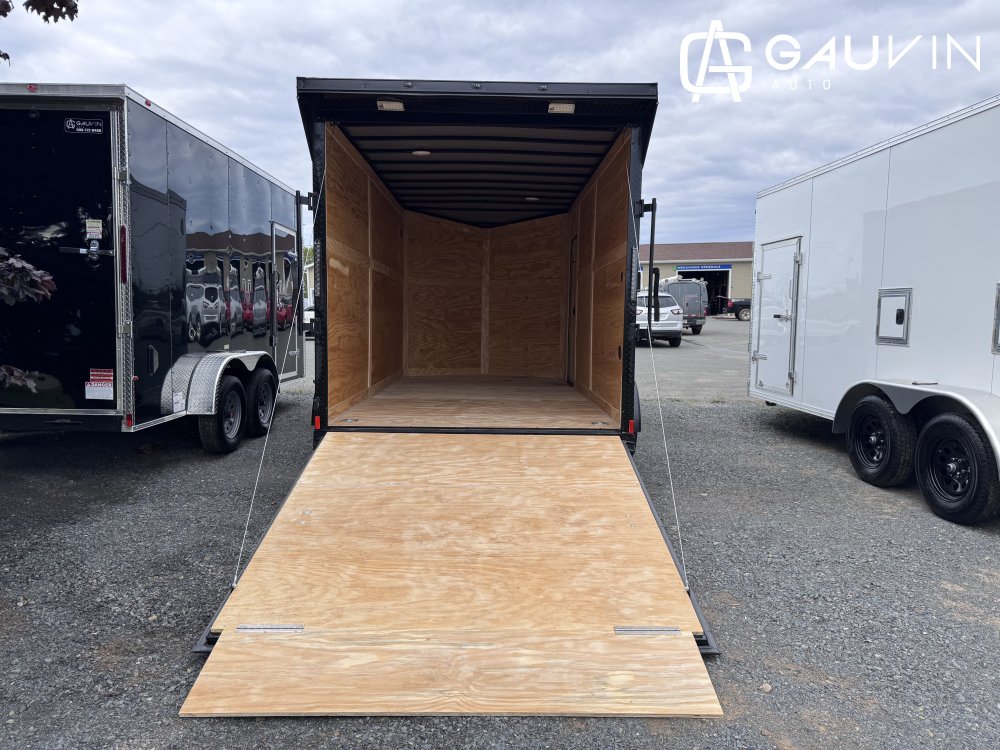 CYNERGY 7X14TA RAMP BLACKOUT Enclosed Cargo Steel Frame / Aluminum Skin