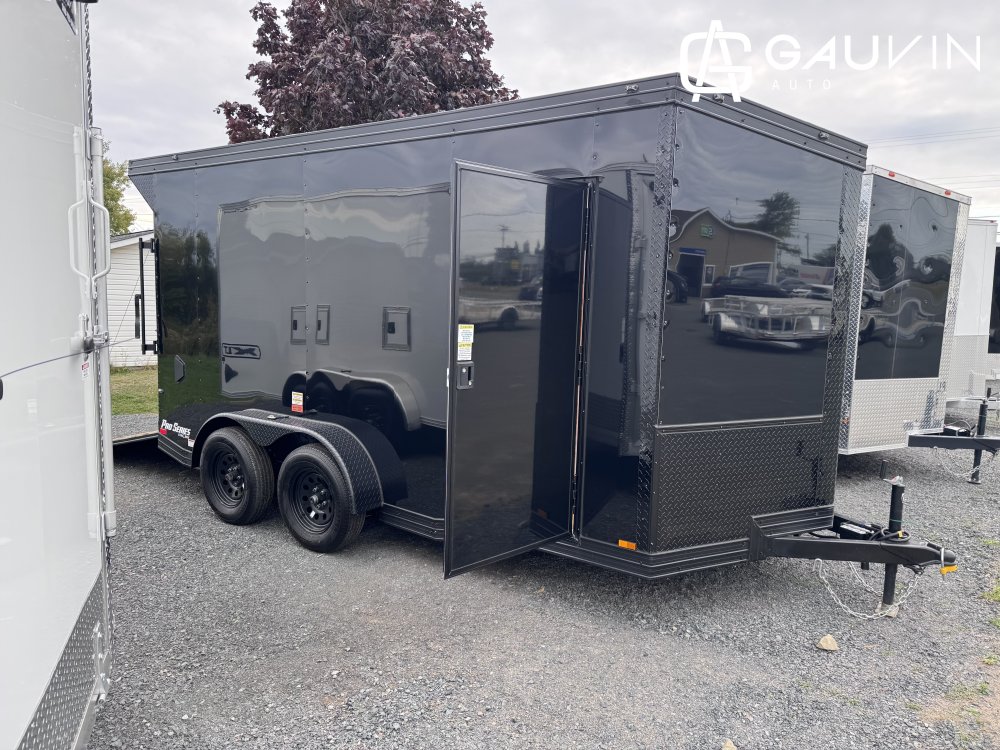 CYNERGY 7X14TA RAMP BLACKOUT Enclosed Cargo Steel Frame / Aluminum Skin