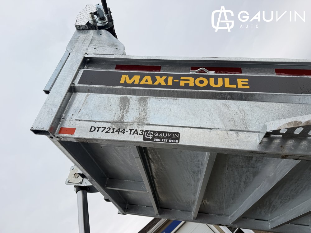2027 MAXI-ROULE DT72144-TA3 6 X 12 DUMP Dump Galvanized