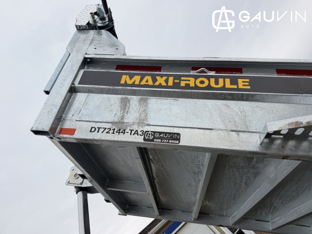 2027 MAXI-ROULE DT72144-TA3 6 X 12 DUMP Dump Galvanized