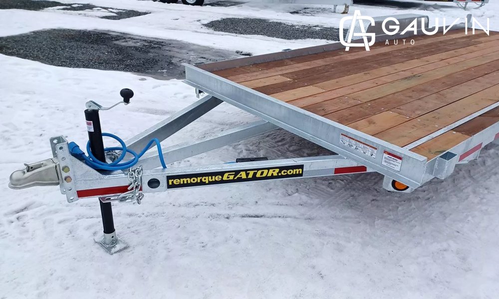 Gator UTV82X18 TA  Flatbed Car Hauler Galvanized