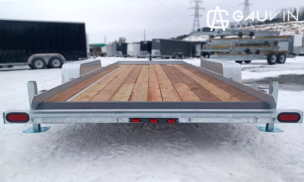 Gator UTV82X18 TA  Flatbed Car Hauler Galvanized
