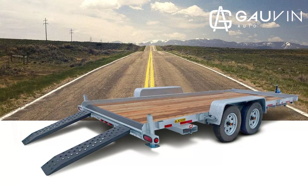Gator UTV82X18 TA  Flatbed Car Hauler Galvanized