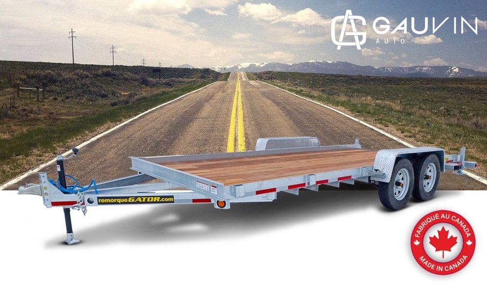 Gator UTV82X18 TA  Flatbed Car Hauler Galvanized