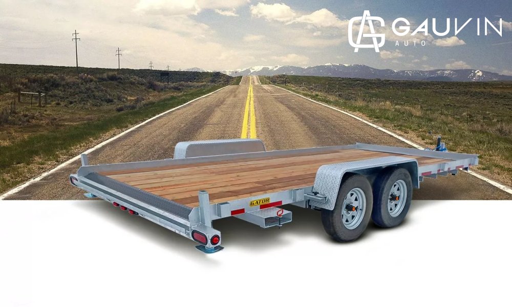 Gator UTV82X18 TA  Flatbed Car Hauler Galvanized