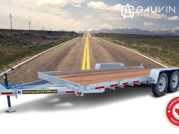 Gator UTV82X18 TA  Flatbed Car Hauler Galvanized