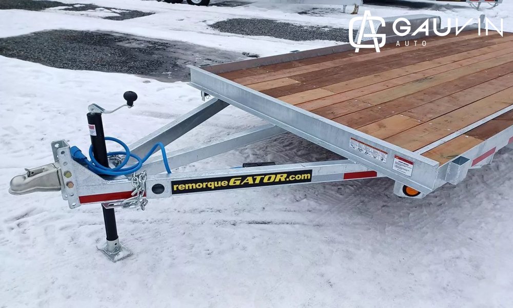 Gator UTV82X18 TA  Flatbed Car Hauler Galvanized