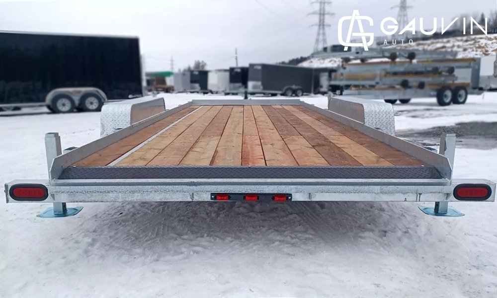 Gator UTV82X18 TA  Flatbed Car Hauler Galvanized