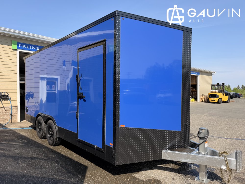 2026 NEWPORT NP8.5X18 GBLUE 8.5X18TA RAMP Enclosed Cargo Galvanized