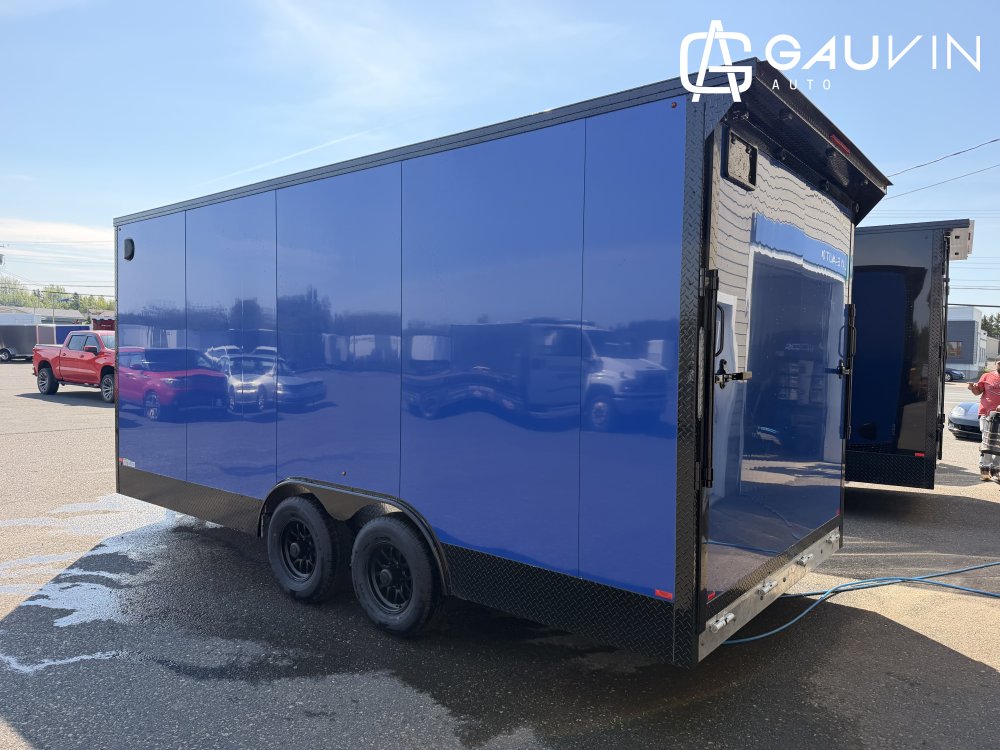 2026 NEWPORT NP8.5X18 GBLUE 8.5X18TA RAMP Enclosed Cargo Galvanized