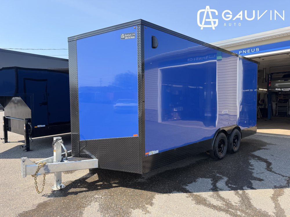 2026 NEWPORT NP8.5X18 GBLUE 8.5X18TA RAMP Enclosed Cargo Galvanized