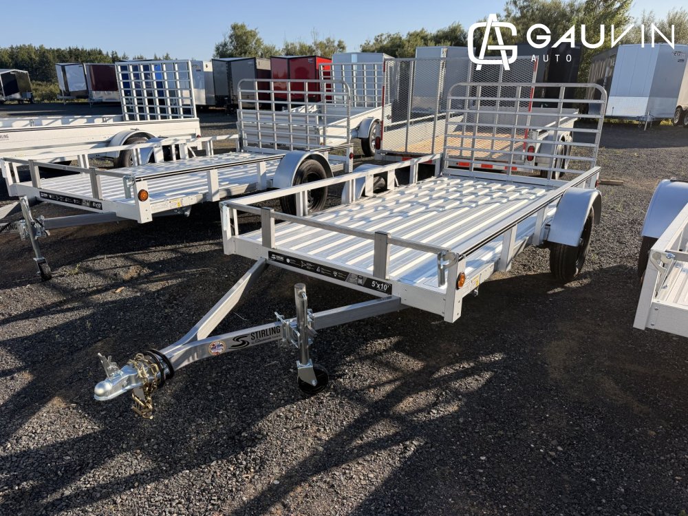 2026 STIRLING 60-120-ROLB 5X10SA Utility Galvanized