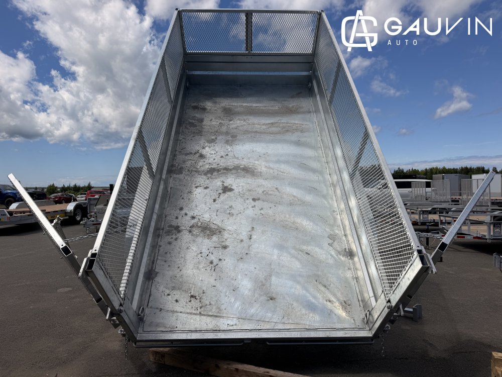 2027 MAXI-ROULE DT72144-TA3-LT 6X12 DUMP + GRILLAGE Dump Galvanized