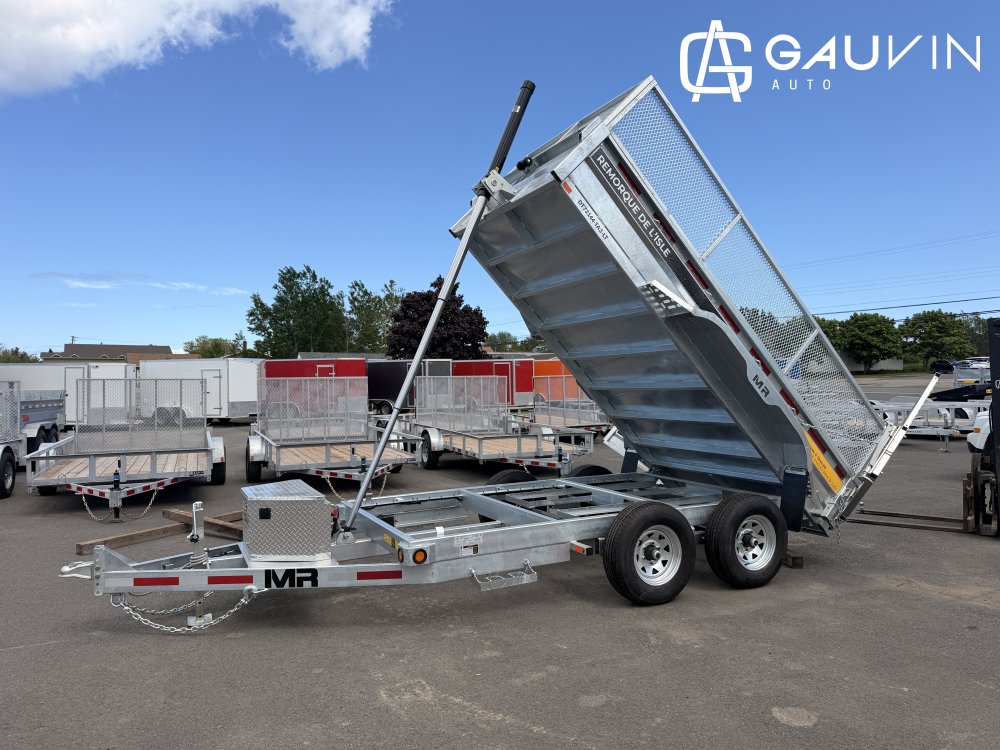 2027 MAXI-ROULE DT72144-TA3-LT 6X12 DUMP + GRILLAGE Dump Galvanized