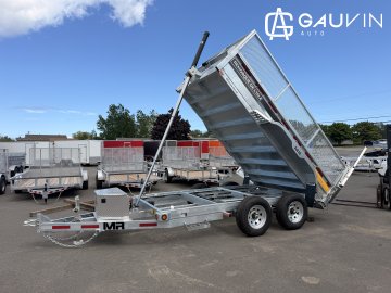 2027 MAXI-ROULE DT72144-TA3-LT 6X12 DUMP + GRILLAGE Dump Galvanized