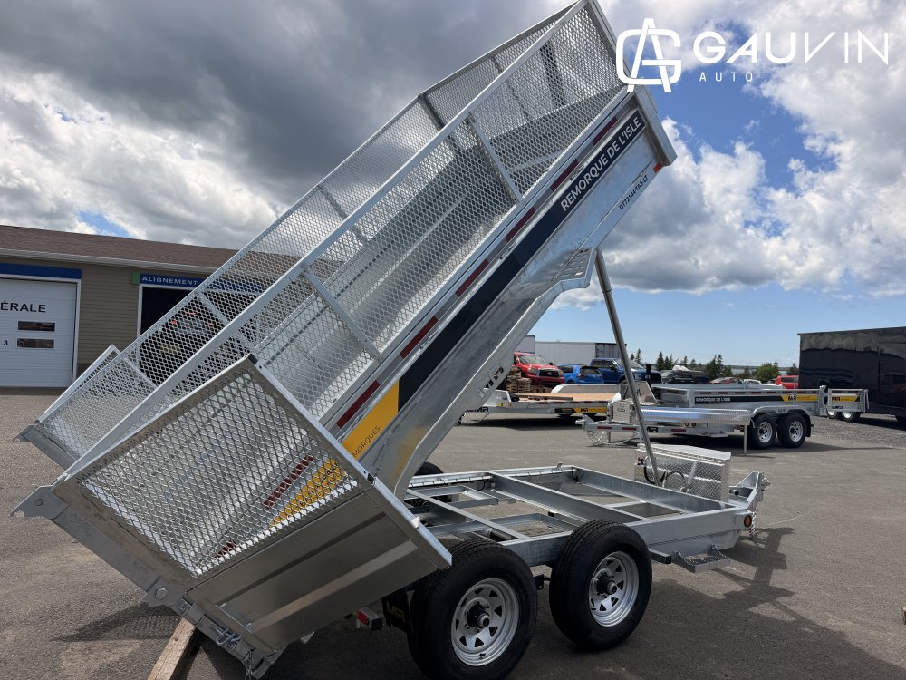 2027 MAXI-ROULE DT72144-TA3-LT 6X12 DUMP + GRILLAGE Dump Galvanized
