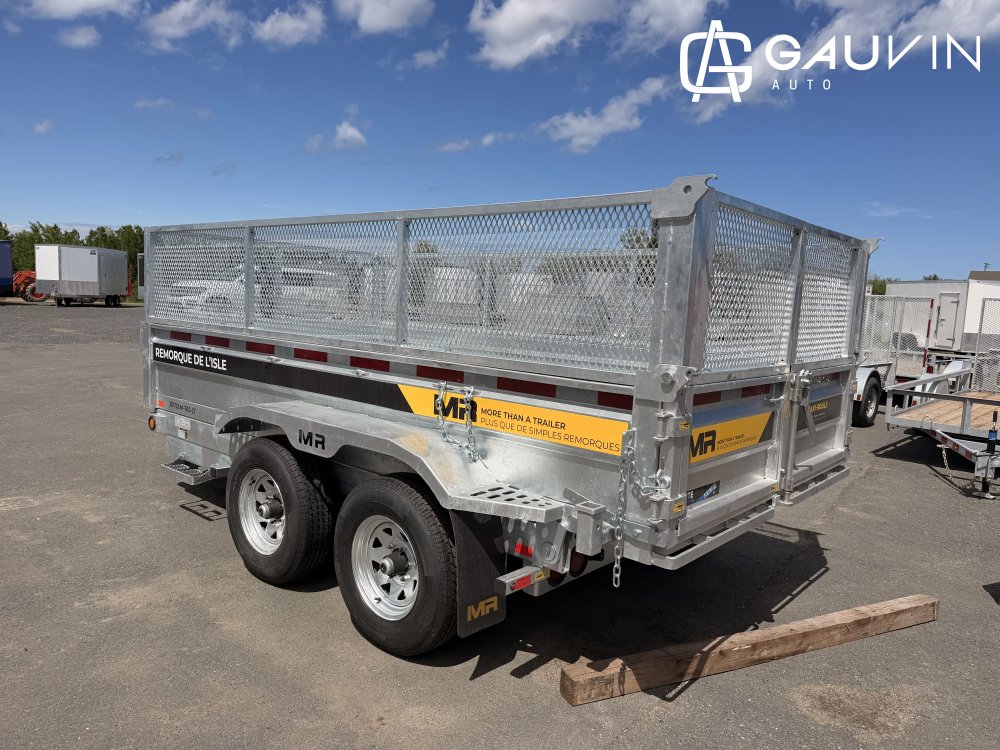 2027 MAXI-ROULE DT72144-TA3-LT 6X12 DUMP + GRILLAGE Dump Galvanized