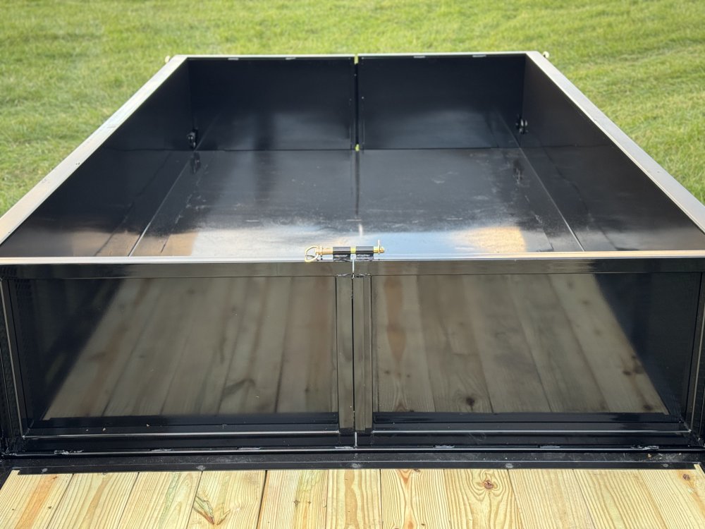 7' x 20' Hybrid Dump Utility Trailer with 2 Ft Sides