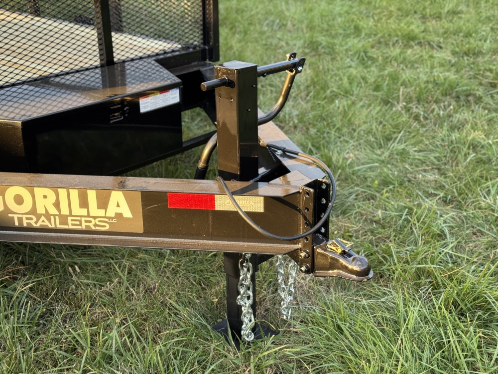 7' x 20' Hybrid Dump Utility Trailer with 2 Ft Sides