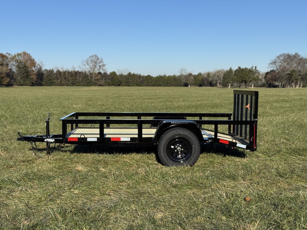 5x10 Single Axle Dovetail Utility Trailer