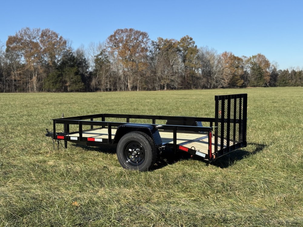 5x10 Single Axle Dovetail Utility Trailer