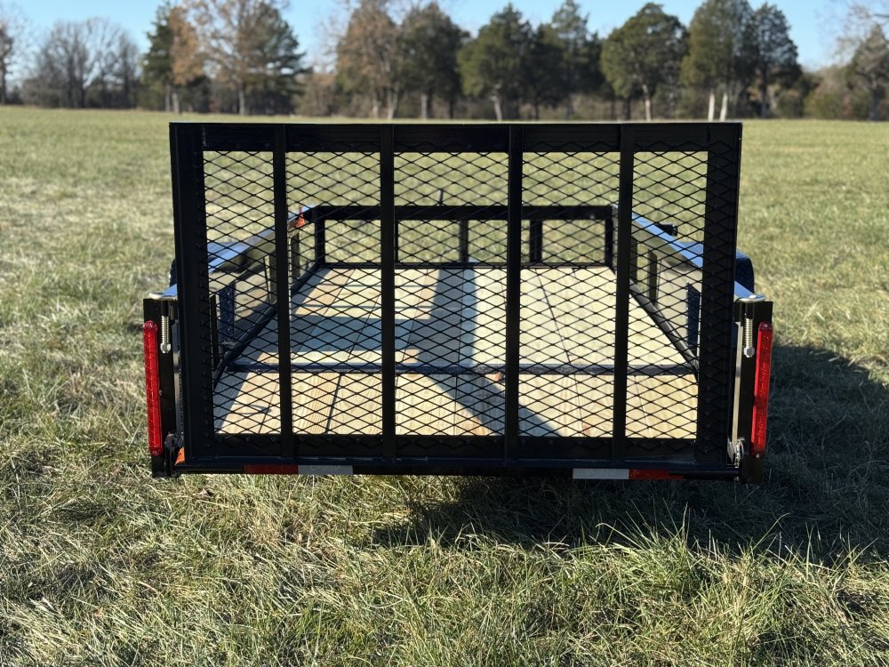 5x10 Single Axle Dovetail Utility Trailer