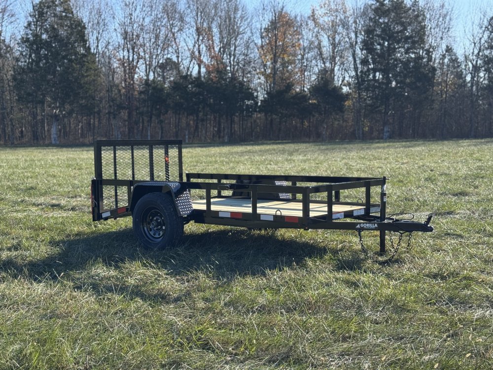 5x10 Single Axle Dovetail Utility Trailer