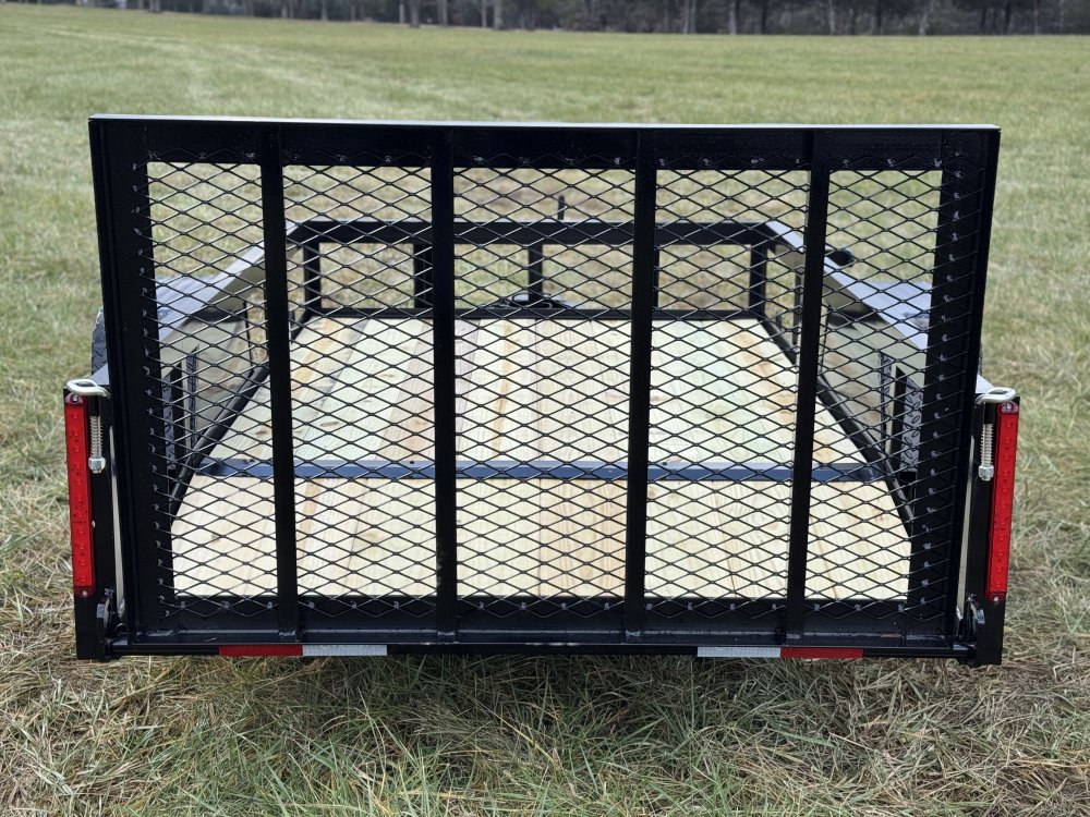 5x8 Single Axle Dovetail Utility Trailer