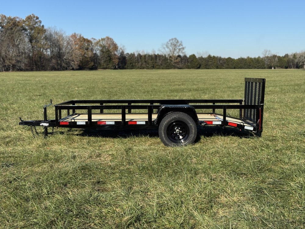 5x12 Single Axle Dovetail Utility Trailer