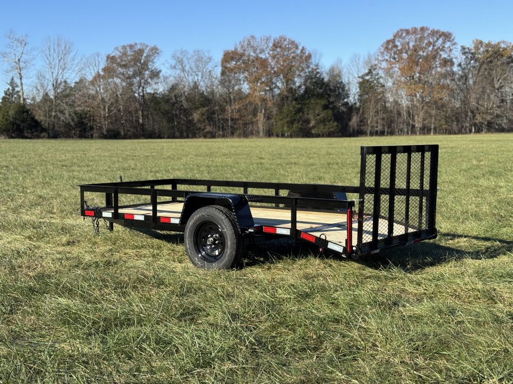 5x12 Single Axle Dovetail Utility Trailer