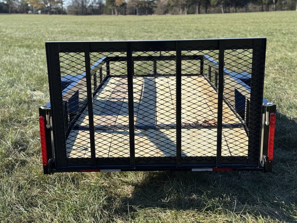 5x12 Single Axle Dovetail Utility Trailer