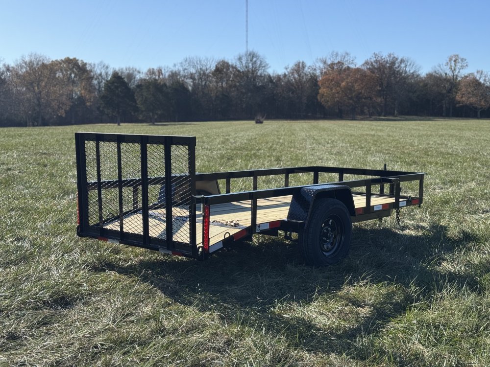 5x12 Single Axle Dovetail Utility Trailer