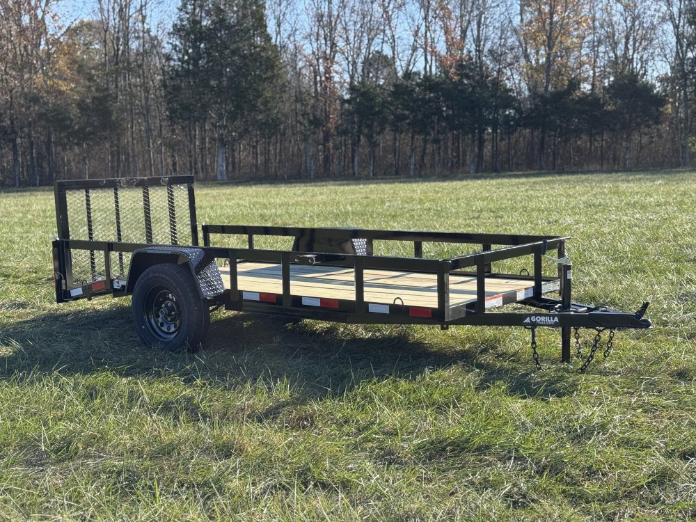 5x12 Single Axle Dovetail Utility Trailer