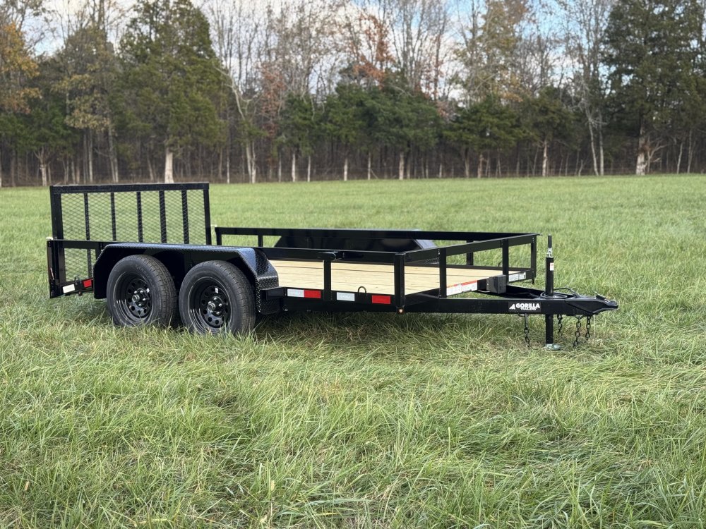 6'4"x12 Tandem Axle Dovetail Utility Trailer