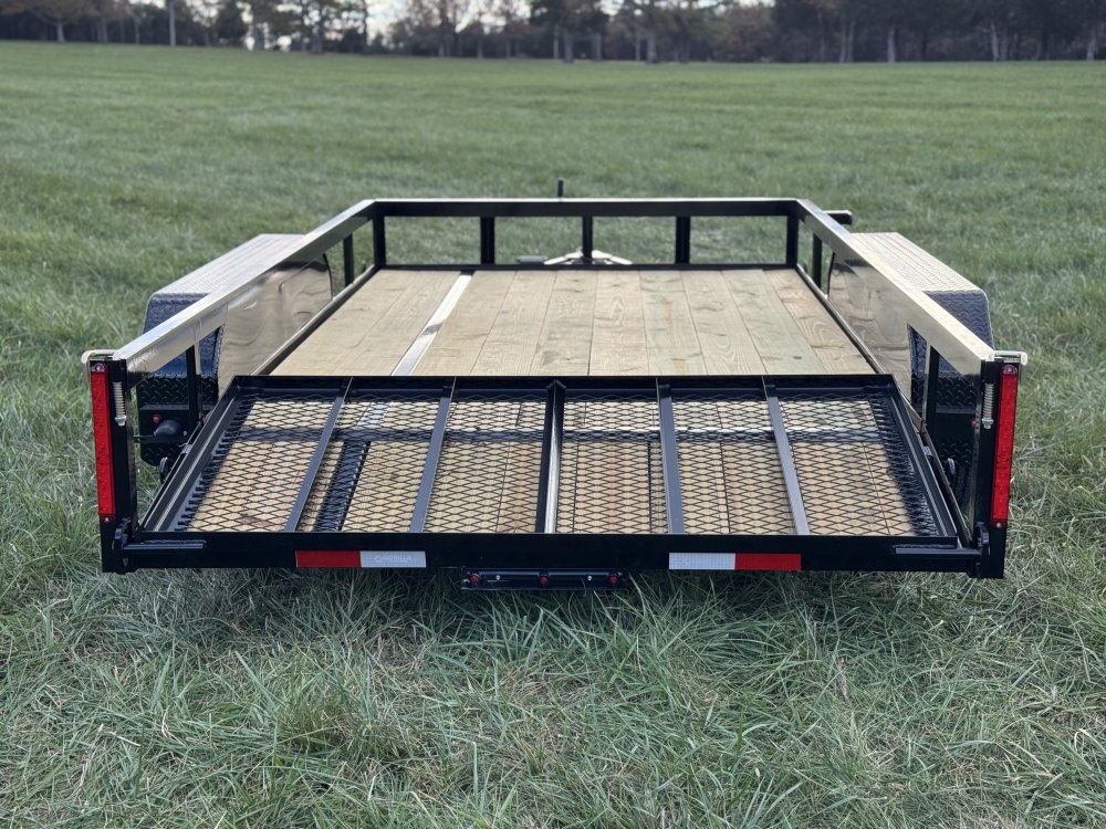 6'4"x12 Tandem Axle Dovetail Utility Trailer