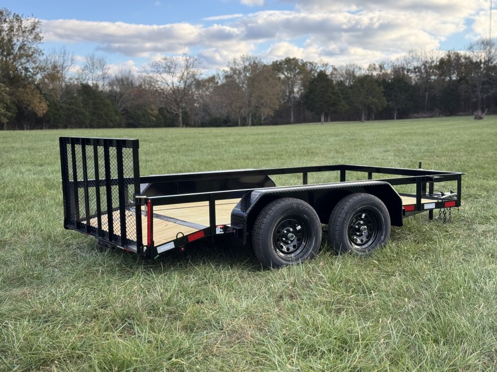 6'4"x12 Tandem Axle Dovetail Utility Trailer