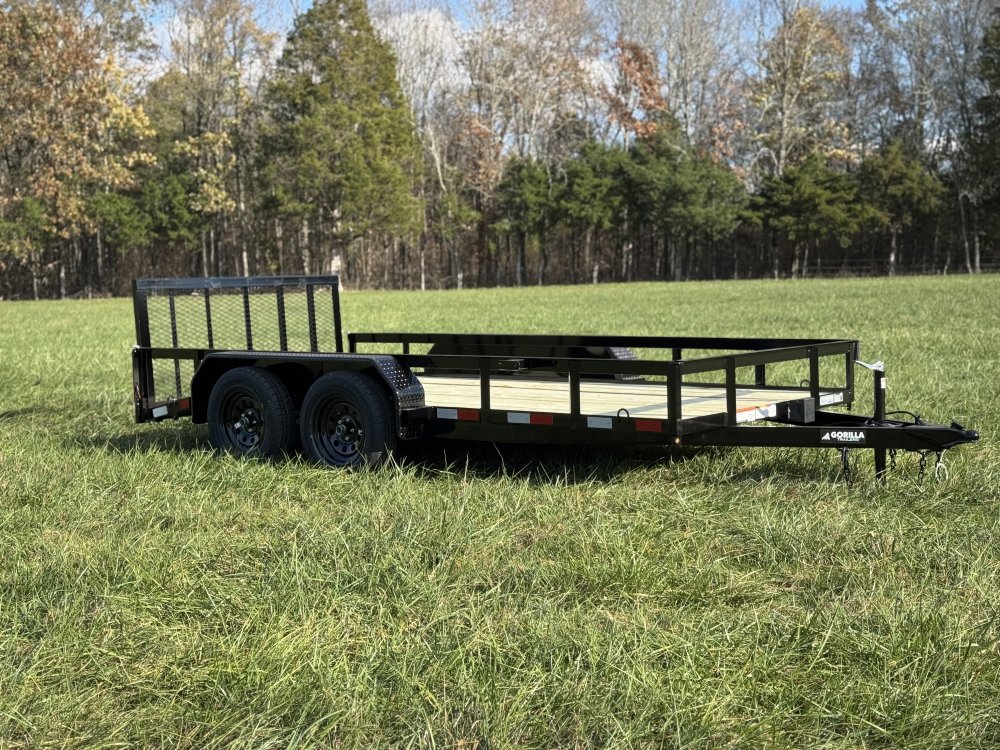 6'4"x14 Tandem Axle Dovetail Utility Trailer