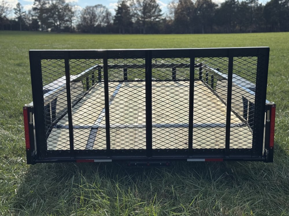 6'4"x14 Tandem Axle Dovetail Utility Trailer