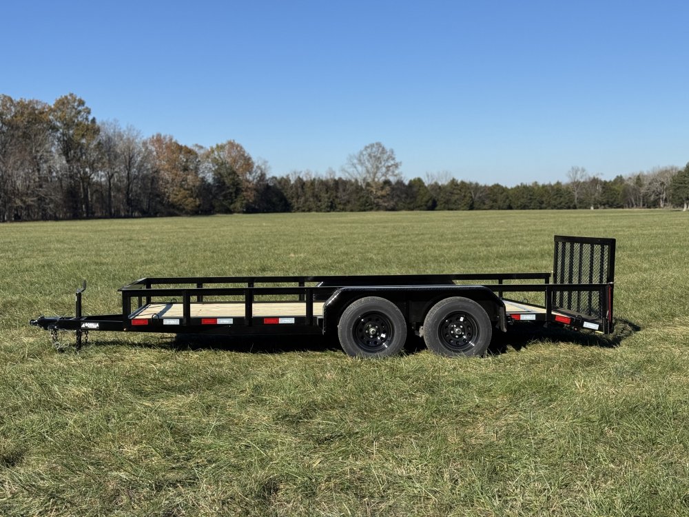 6'4"x16 Tandem Axle Dovetail Utility Trailer