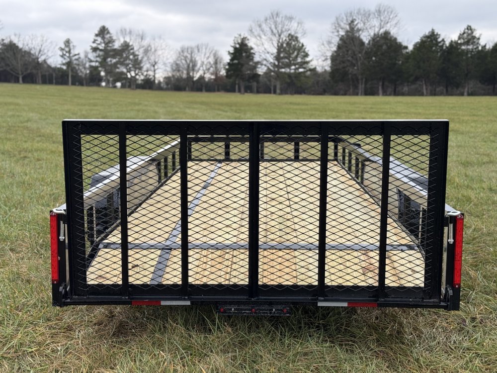 6'4"x18 Tandem Axle Dovetail Utility Trailer