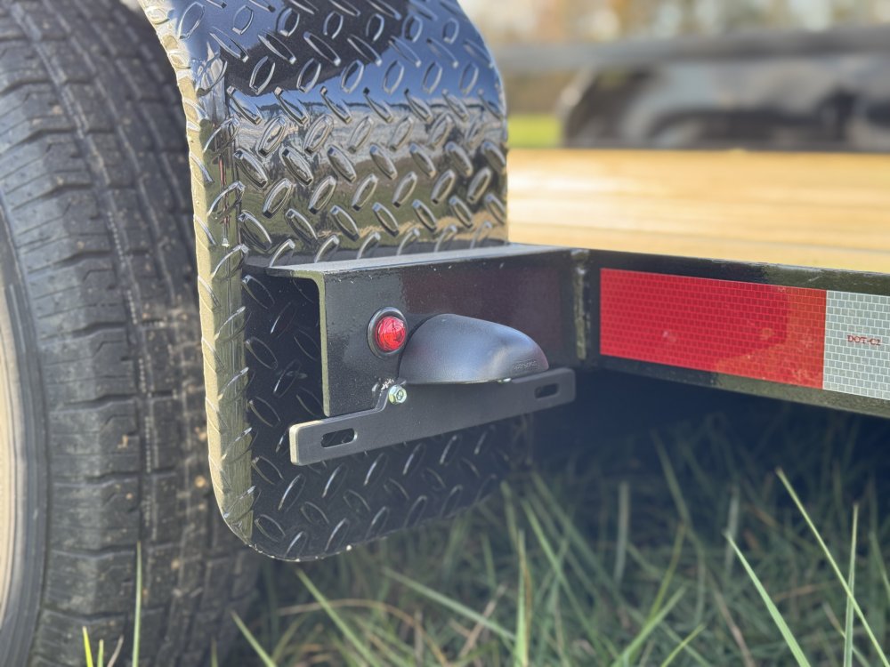 7x20 Tandem Axle Dovetail Utility Trailer