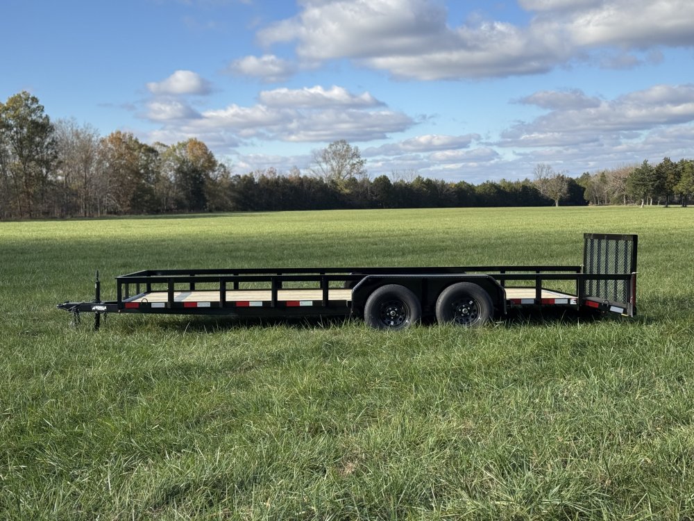 7x20 Tandem Axle Dovetail Utility Trailer