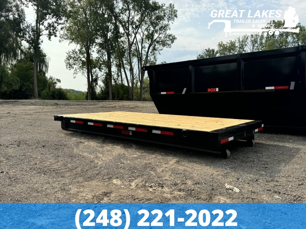 ROX WOOD FLOOR FLATBED 14' ROLL OFF