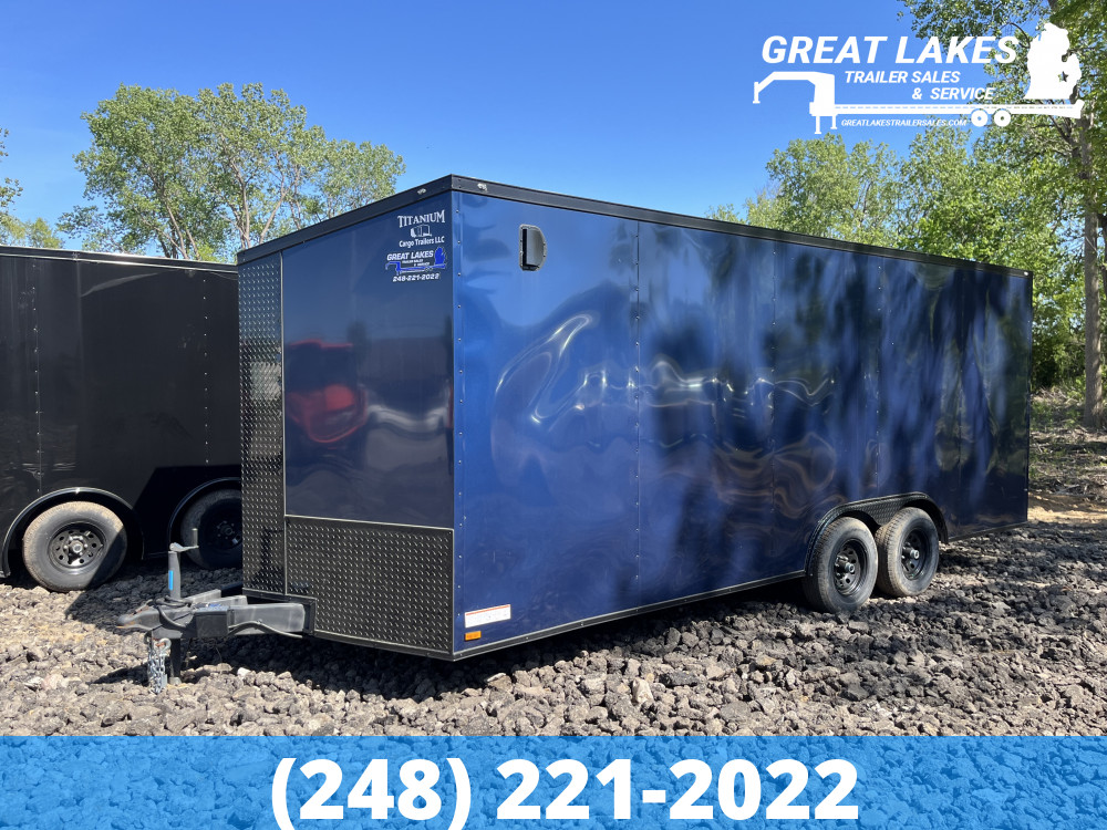 20FT Titanium Enclosed Trailer